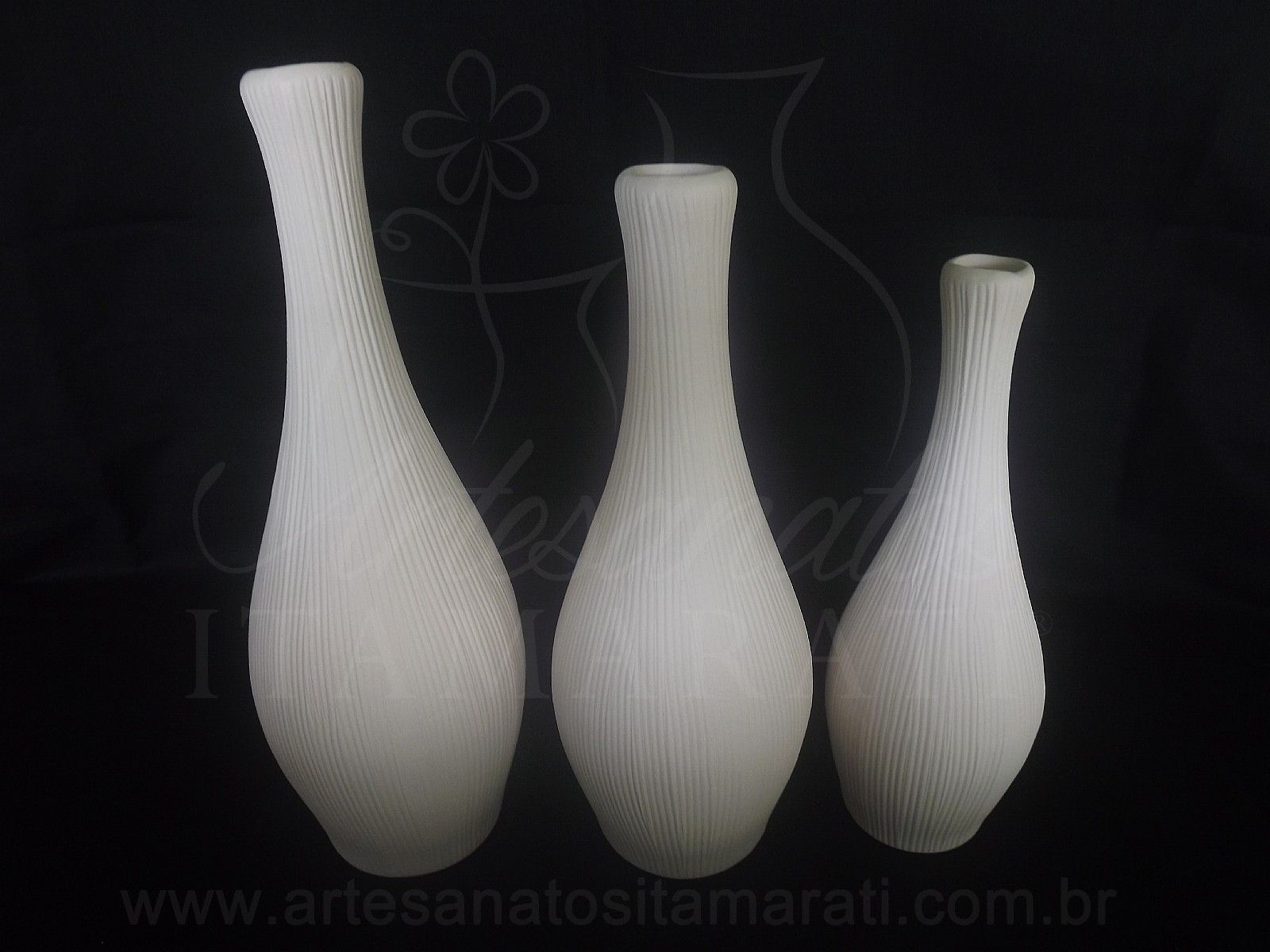 Trio Garrafa Riscada Boliche